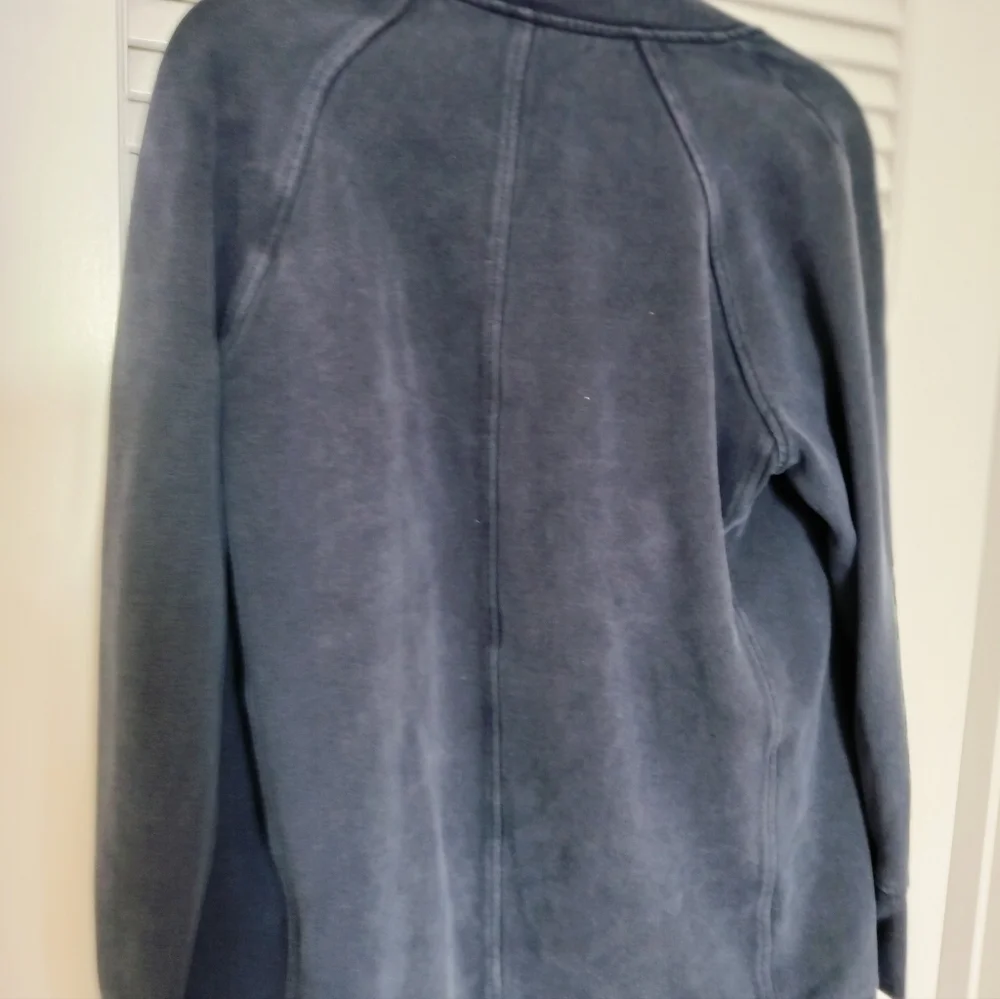 Lululemon Women's Asymmetrical Zip Sweatshirt Jacket Size 8 Faded Blue